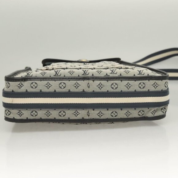 LOUIS VUITTON Monogram mini Bussus Marie Kate Bag Blue - Picture 10 of 16